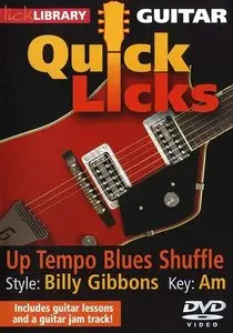 Lick Library - Quick Licks by Billy Gibbons (Up Tempo Blues Shuffle) [repost]