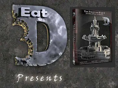 Eat3d The Fountain Part 2 - Low Res, UVing, and Baking