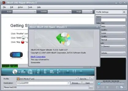 Xilisoft DVD Ripper Ultimate 5.0.51.1127