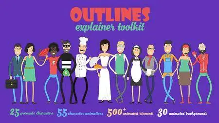 Outlines Explainer Toolkit - Project for After Effects (VideoHive)