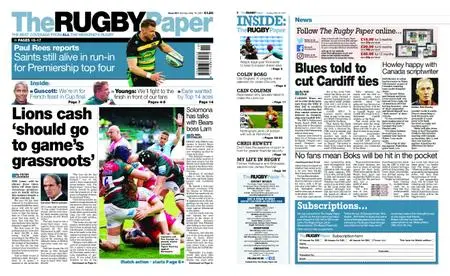 The Rugby Paper – May 16, 2021