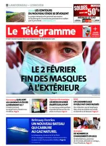 Le Télégramme Landerneau - Lesneven – 21 janvier 2022
