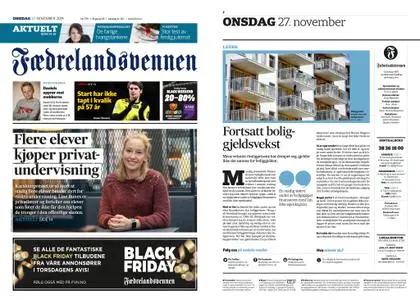 Fædrelandsvennen – 27. november 2019