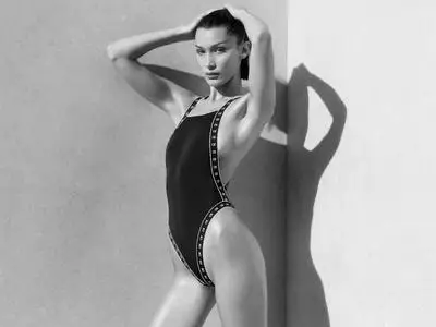 Bella Hadid by Charlotte Wales for Calvin Klein Swimwear 2020 Campaign