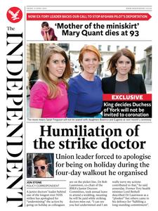 The Independent – 14 April 2023