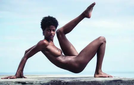 Ebonee Davis by David Bellemere from NU Muses Calendar for Treats! Magazine #12