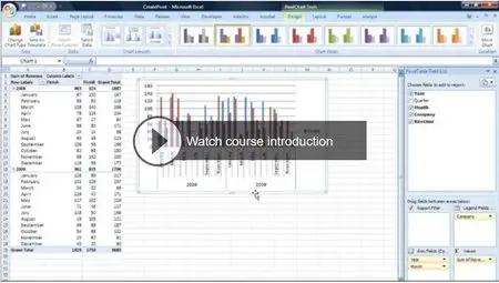 Lynda - Excel 2007: Creating Charts with Dynamic Data