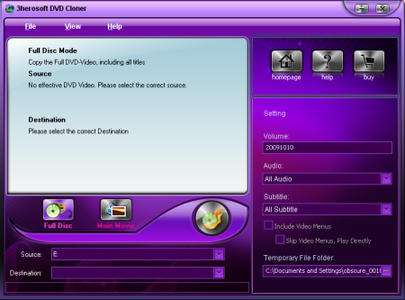 3herosoft DVD Cloner 3.4.0.1009