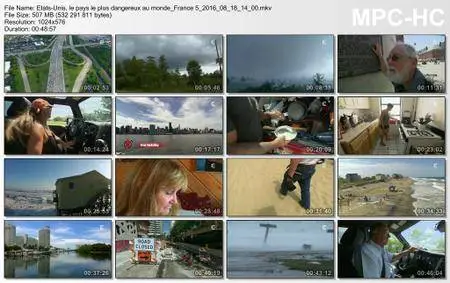 (Fr5) États-Unis, le pays le plus dangereux au monde (2016)