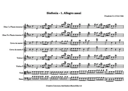 FriedrichII - Sinfonia
