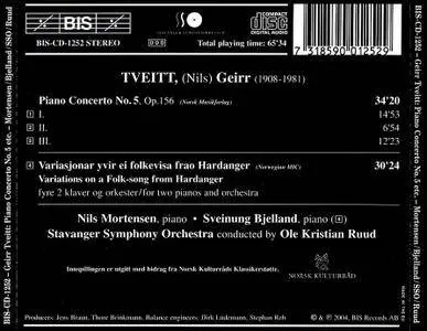 Nils Mortensen, Stavanger SO, Ruud - Geirr Tveitt: Piano Concerto No. 5; Variations on a Folk-song from Hardanger (2004)