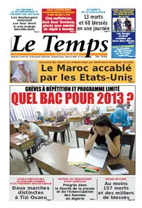 Le Temps Algérie - Dimanche 21 Avril 2013