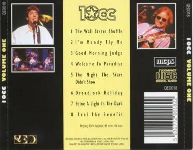 10cc - Live In Concert - Volume One (1995)