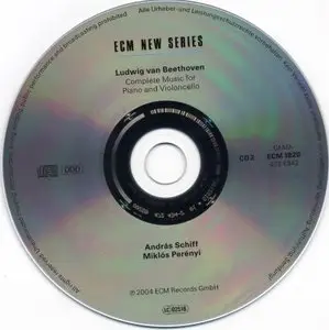 Beethoven - Complete Music For Piano And Violoncello (2004) {ECM 1819/20}