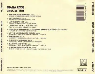 Diana Ross - Diana Ross' Greatest Hits (1976) [1991, Reissue] *Re-Up* *New Rip*