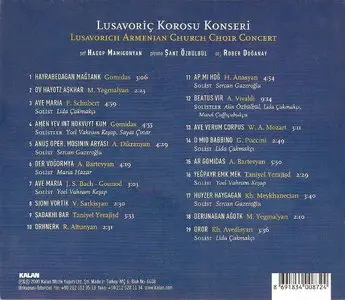 Lusavorich Armenian Church Choir Concert [CD+DVD] - (2006)