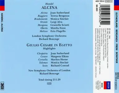 Richard Bonynge, London Symphony Orchestra, Joan Sutherland, Teresa Berganza - George Frideric Handel: Alcina (1992)