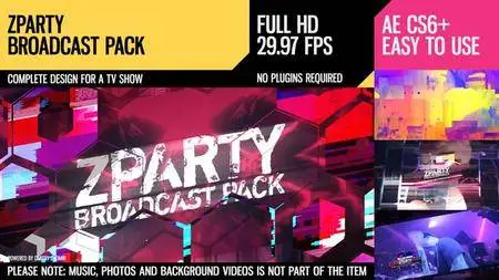 zParty (Broadcast Pack) - Project for After Effects (VideoHive)