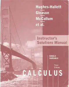 Calculus - Single Variable : Instructor's Solutions Manual