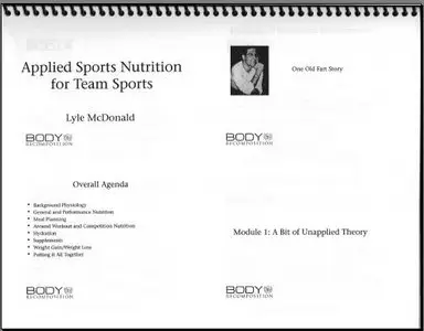 Lyle McDonald - Applied Nutrition for Mixed Sports (2 DVD-set)