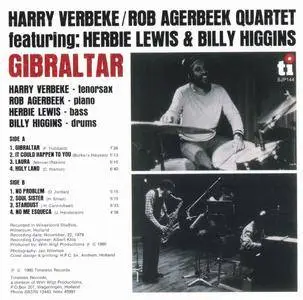 Harry Verbeke / Rob Agerbeek Quartet - Gibraltar (1979) {2015 Japan Timeless Jazz Master Collection Complete Series}