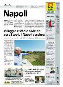 la Repubblica Napoli - 29 Agosto 2018