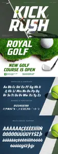 Kickrush - A Modern Sport Font CTZATSE