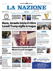 La Nazione Firenze - 11 Ottobre 2025