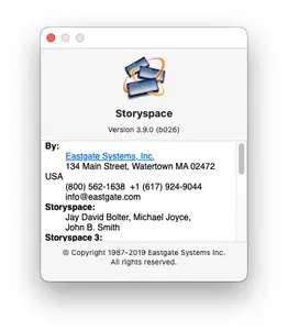 Storyspace 3.9.0 macOS