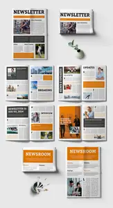 Newsletter Template 769143268