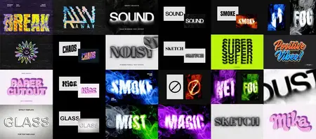 Editable Text Effects Collection for Stunning Designs