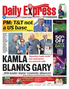 Trinidad & Tobago Daily Express - 13 December 2024