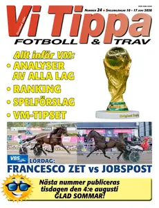 Vi Tippa - 9 Juni 2026