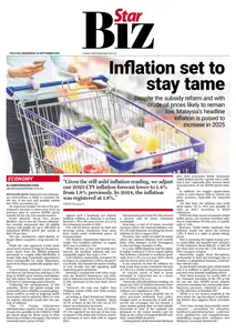 The Star Malaysia StarBiz - 24 September 2025