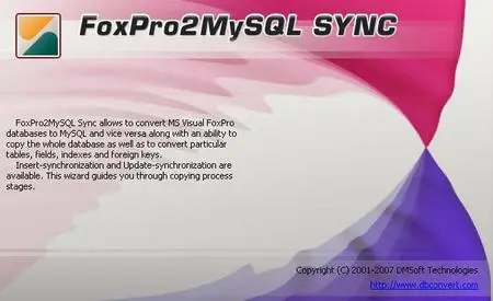 FoxPro2MySQL Sync ver.1.2.1