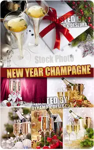 New Year Champagne - UHQ Stock Photo