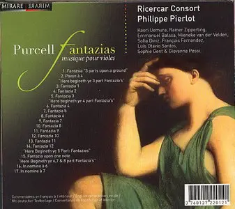 Ricercare  Consort Philippe Pielot: Fantasies for viols Purcell