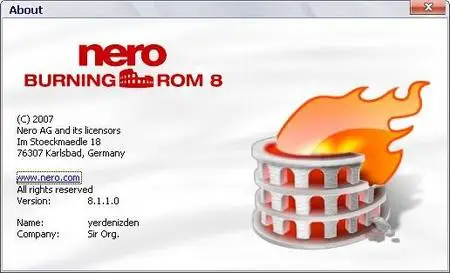 Nero 8.1.1 Burning Rom (15,6 mb)