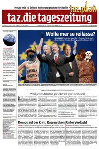 Tageszeitung TAZ vom 27 Februar 2014