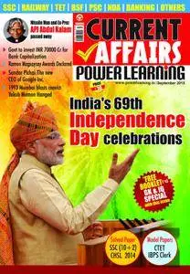 Current Affairs Power Learning - September 2015