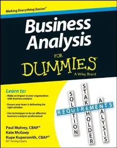 Business Analysis For Dummies (repost)