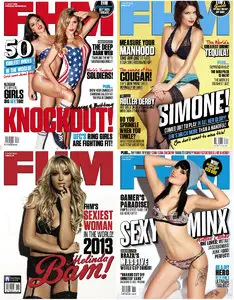 FHM South Africa - Full Year 2013 Issues Collection (Repost)