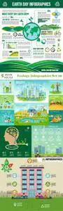 Vectors - Ecology Infographics Set 29