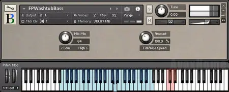 Front Porch Band Front Porch Washtub Bass KONTAKT