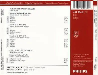 Viktoria Mullova, Bruno Canino - Bach: Sonatas for Violin & Piano (1993) Re-Up