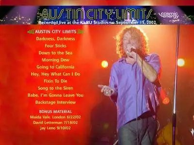 Robert Plant - Dreamland & Austin City Limits (2002)