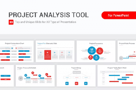 Project Analysis Tool Template PowerPoint Template