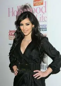 Kim Kardashian in Black Dress