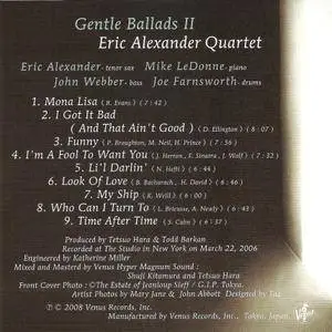 Eric Alexander Quartet - Gentle Ballads II (2008)