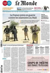 Le Monde et Suppléments du Dimanche 13 et Lundi 14 Janvier 2013